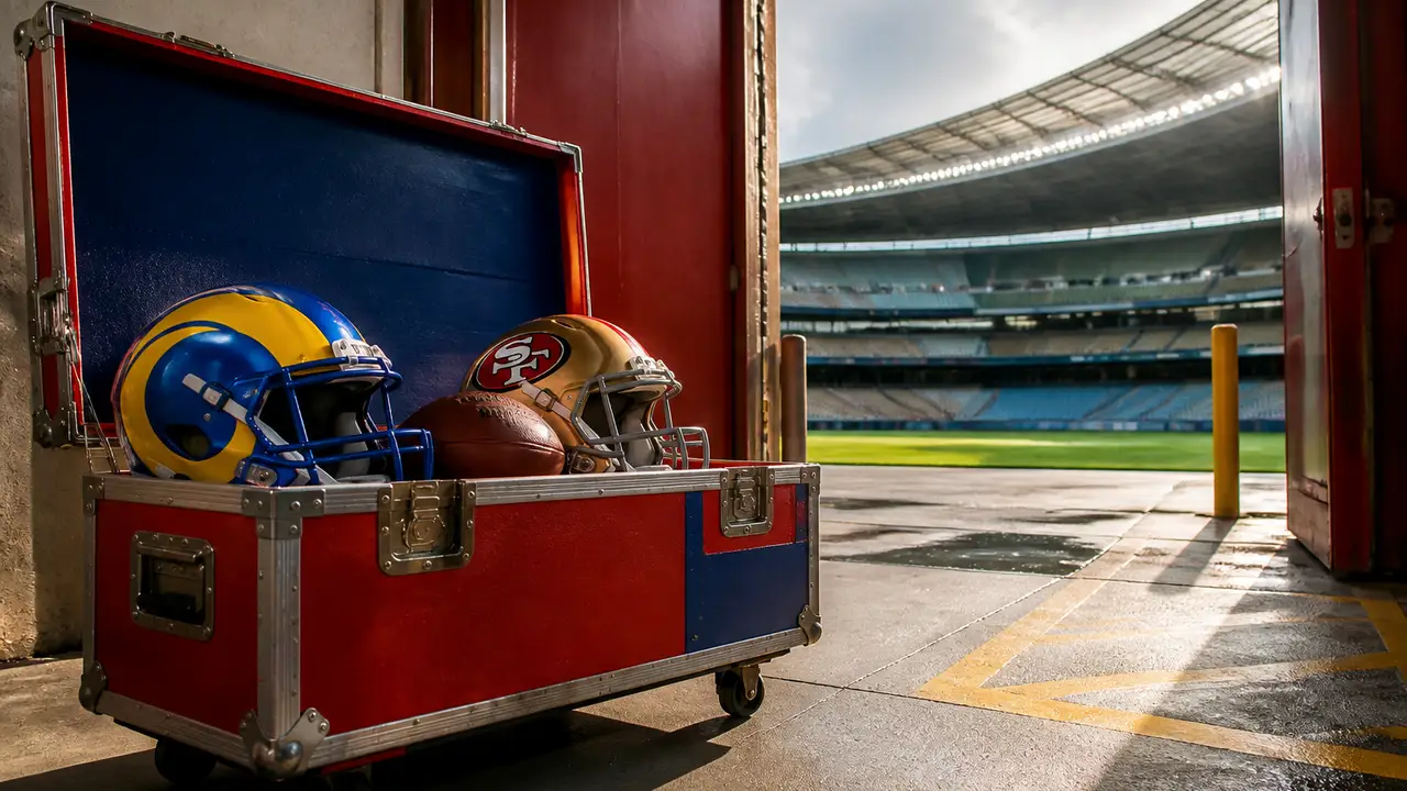 The 49ers and Rams play in Melbourne in Week 1 cover
