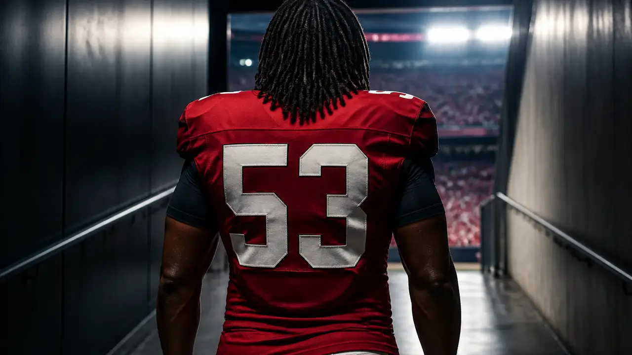 Falcons say Kendal Daniels is alert after neck injury sends him to hospital cover